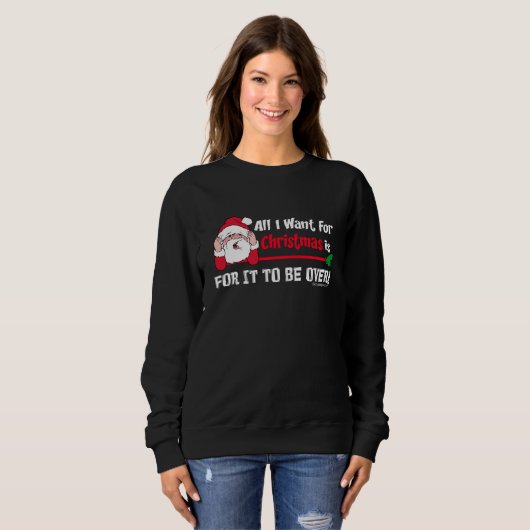 Alles wat ik voor kerstHumor wil Trui (Voorkant volledig)