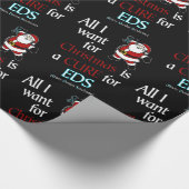 Alles wat ik voor Kerstmis/Kerstman wil...EDS Cadeaupapier (Hoek)