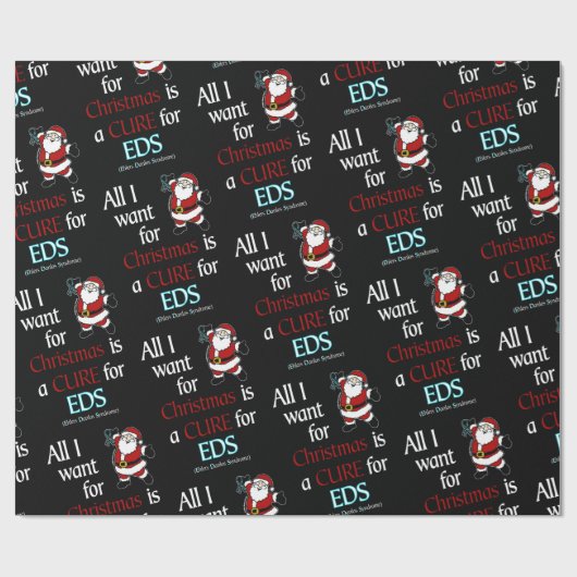 Alles wat ik voor Kerstmis/Kerstman wil...EDS Cadeaupapier (Vlak)