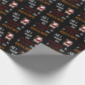 Alles wat ik voor Kerstmis/Kerstman wil...RSD/CRPS Cadeaupapier (Hoek)