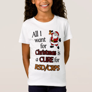 Alles wat ik voor Kerstmis/Kerstman wil...RSD/CRPS T-shirt