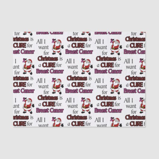 Alles wat ik voor Kerstmis/Kerstman wil... Tissuepapier (Voorkant)