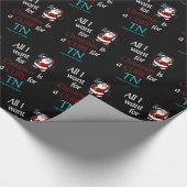 Alles wat ik voor Kerstmis/Kerstman wil...TN Cadeaupapier (Hoek)