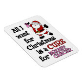 Alles wat ik voor Kerstmis wil... borstkanker Magneet (Rechterzijde)