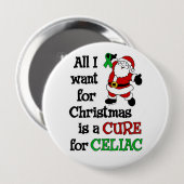 Alles wat ik voor Kerstmis wil...EDS Ronde Button 4,0 Cm (Voorkant /achterkant)