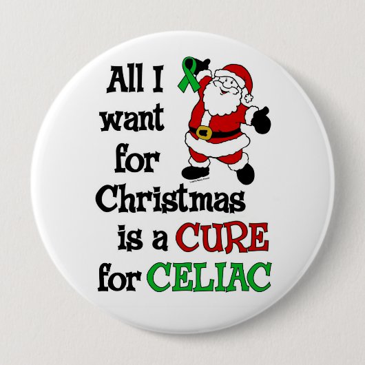 Alles wat ik voor Kerstmis wil...EDS Ronde Button 4,0 Cm (Voorkant)