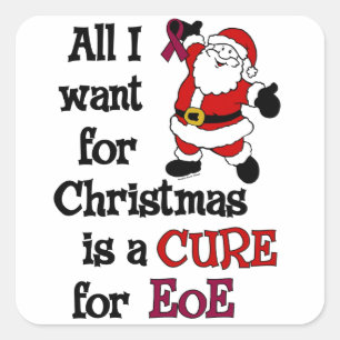 Alles wat ik voor Kerstmis wil...EoE Vierkante Sticker