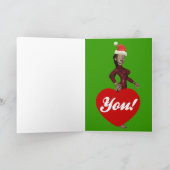 Alles wat ik voor Kerstmis wil Feestdagen Kaart (Binnen)