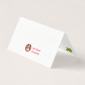 "Alles wat ik voor Kerstmis wil" - Gevouwen kaart (Achterkant)