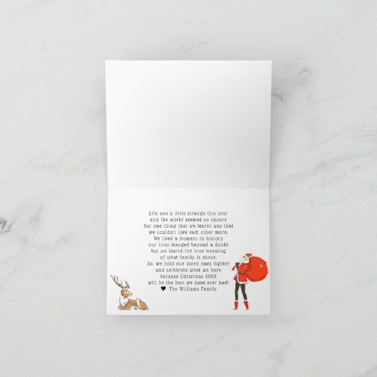 Alles wat ik voor Kerstmis wil | Gezins- en kinder Kaart (Binnen)