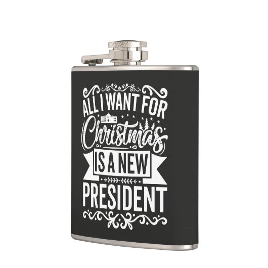 Alles wat ik voor Kerstmis wil Heupfles (Links)