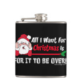 Alles wat ik voor Kerstmis wil Heupfles (Voorkant)