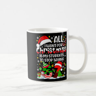 Alles wat ik voor Kerstmis wil is dat mijn student Koffiemok