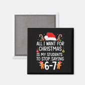 Alles wat ik voor Kerstmis wil is dat mijn student Magneet (Voorkant / Achterkant)