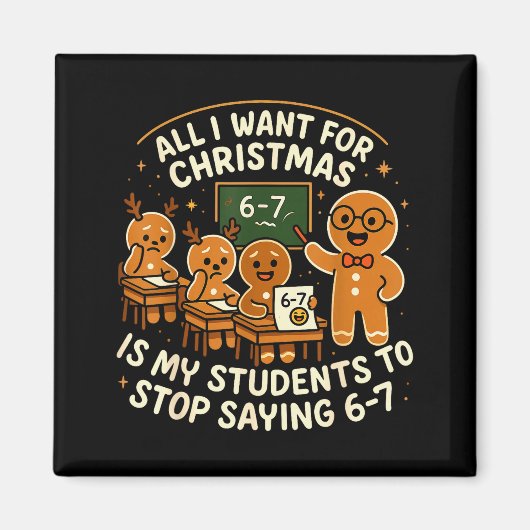 Alles wat ik voor Kerstmis wil is dat mijn student Magneet (Voorkant)