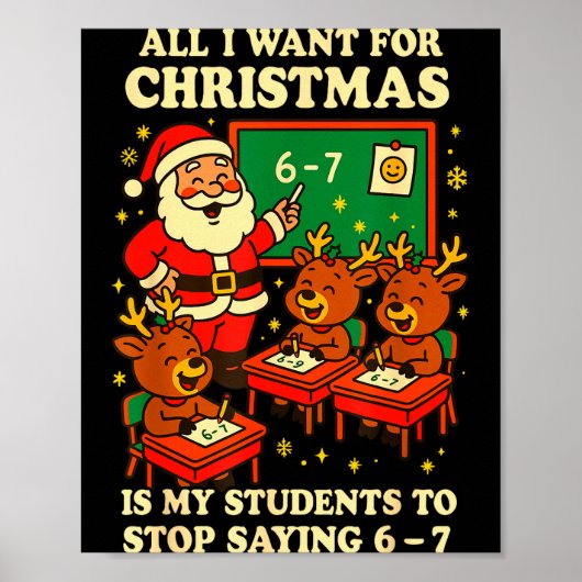 Alles wat ik voor Kerstmis wil is dat mijn student Poster (Voorkant)