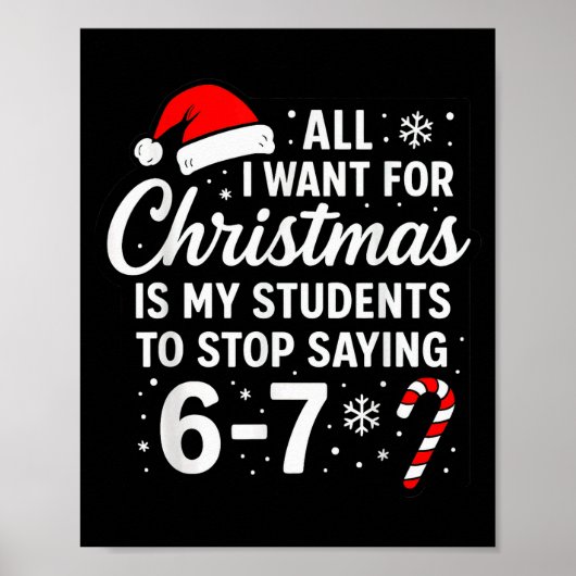 Alles wat ik voor Kerstmis wil is dat mijn student Poster (Voorkant)