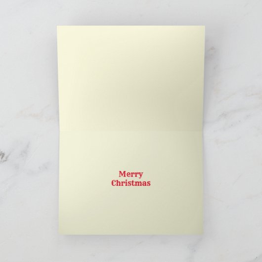 Alles wat ik voor Kerstmis wil is een Boo-kaart Kaart (Binnen)