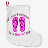 Alles wat ik voor Kerstmis wil is een doorsnee Tee Grote Kerstsok (Voorkant)