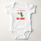 Alles wat ik voor Kerstmis wil is een Dragon Funny Romper (Voorkant)