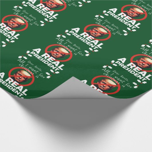 Alles wat ik voor Kerstmis wil is een echt Preside Cadeaupapier (Hoek)