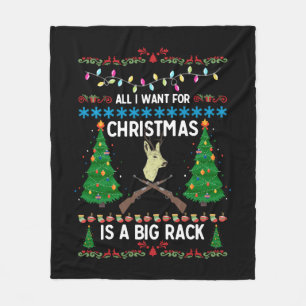 Alles wat ik voor Kerstmis wil is een groot rack Fleece Deken