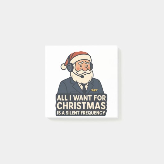 Alles wat ik voor Kerstmis wil is een heldere freq Post-it® Notes (Voorkant)