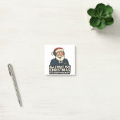 Alles wat ik voor Kerstmis wil is een heldere freq Post-it® Notes (Kantoor)