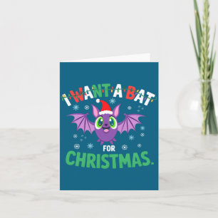 Alles wat ik voor Kerstmis wil is een lelijke vlee Kaart