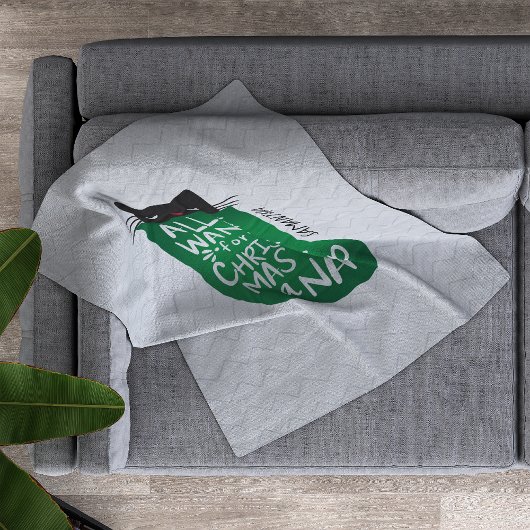 Alles wat ik voor Kerstmis wil is een Nap Fleece Deken