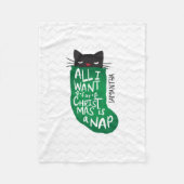 Alles wat ik voor Kerstmis wil is een Nap Fleece Deken (Voorkant)