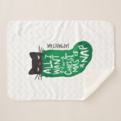 Alles wat ik voor Kerstmis wil is een Nap Sherpa Deken (Voorkant (horizontaal))