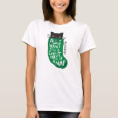 Alles wat ik voor Kerstmis wil is een Nap T-shirt (Voorkant)