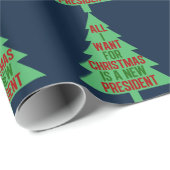 Alles wat ik voor Kerstmis wil is een nieuw Presid Cadeaupapier (Rol Hoek)