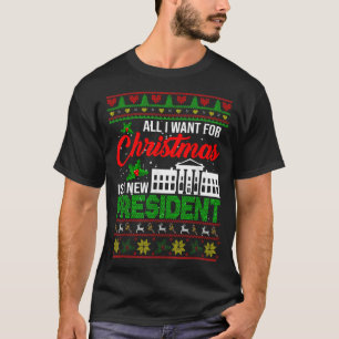 Alles wat ik voor Kerstmis wil is een nieuw Presid T-shirt