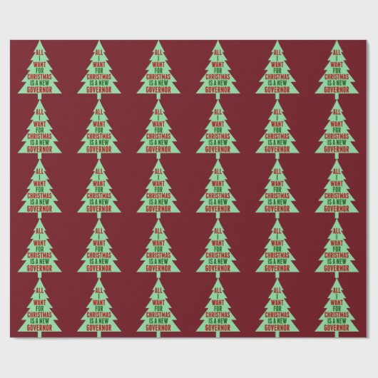 Alles wat ik voor Kerstmis wil is een nieuwe gouve Cadeaupapier (Vlak)