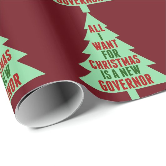 Alles wat ik voor Kerstmis wil is een nieuwe gouve Cadeaupapier (Rol Hoek)