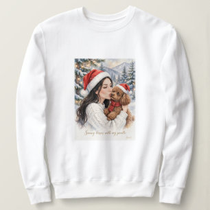 Alles wat ik voor Kerstmis wil is een Poodle Poo Trui