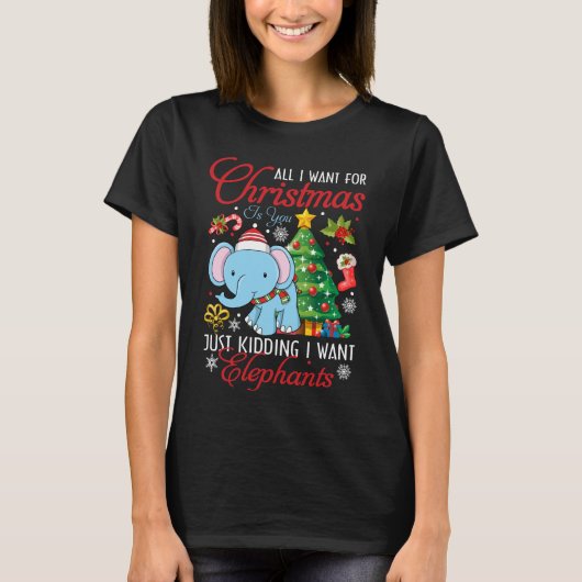 Alles wat ik voor Kerstmis wil is esthetische kers T-shirt (Voorkant)