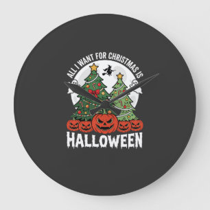 Alles wat ik voor kerstmis wil is Halloween Grote Klok