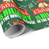 Alles wat ik voor Kerstmis wil is Hillary Cadeaupapier (Rol Hoek)