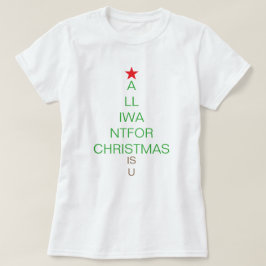 Alles wat ik voor Kerstmis wil is jij T-Shirt