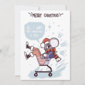 Alles wat ik voor Kerstmis wil is Jou Feestdagenkaart (Voorkant)