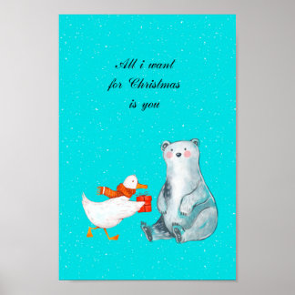 Alles wat ik voor Kerstmis wil is jou Poster