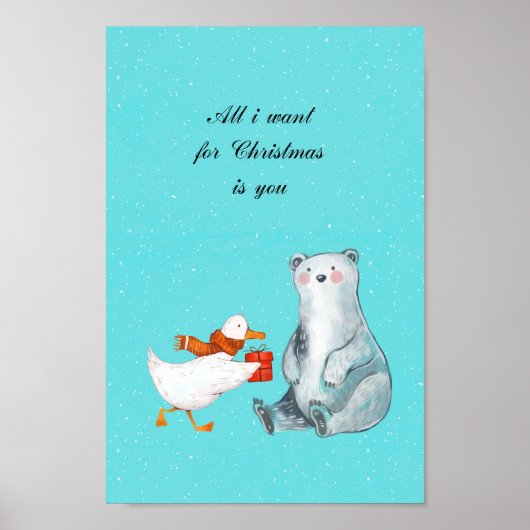 Alles wat ik voor Kerstmis wil is jou Poster (Voorkant)