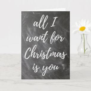 Alles wat ik voor Kerstmis wil is jou, Romantische Kaart