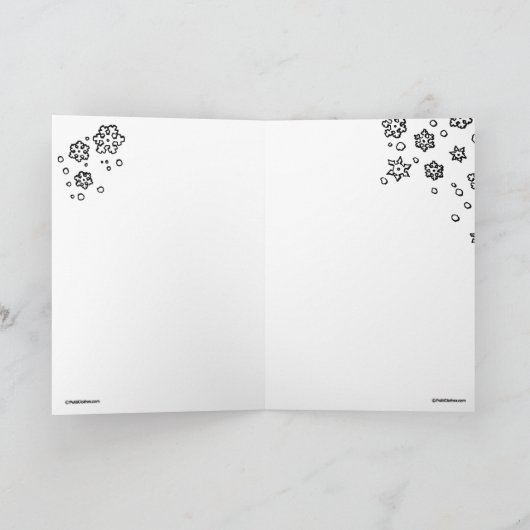 Alles wat ik voor Kerstmis wil is Kamala Kaart (Binnen)