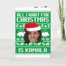 Alles wat ik voor Kerstmis wil is Kamala Kaart