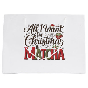 Alles wat ik voor Kerstmis wil is Matcha Groene Ko Groot Cadeauzakje
