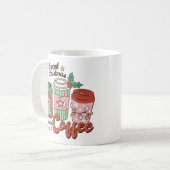 Alles wat ik voor Kerstmis wil is meer koffie Koffiemok (Voorkant links)